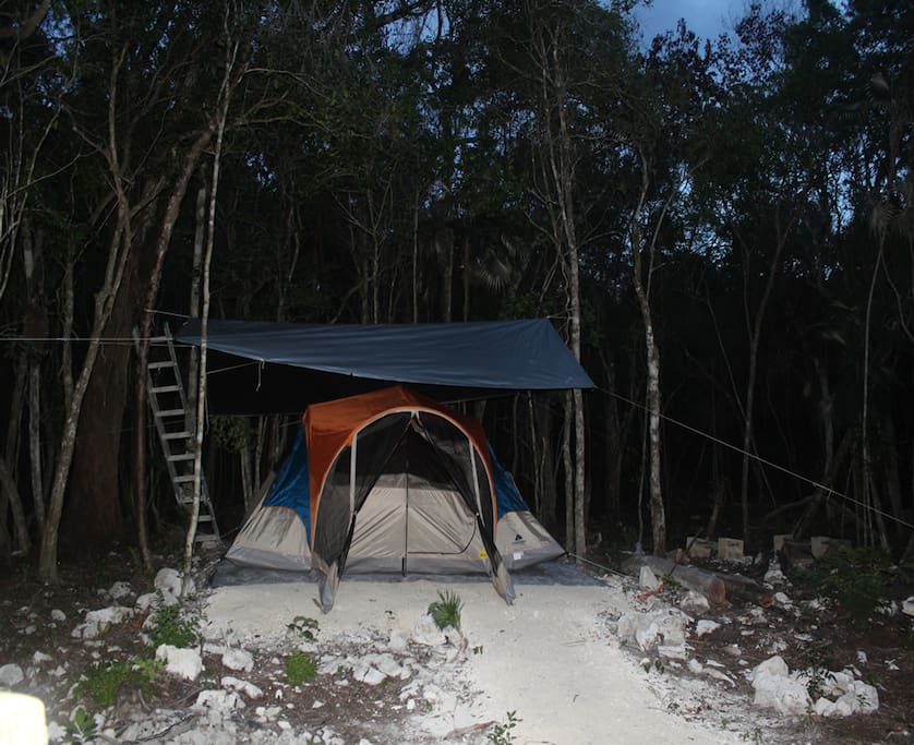 Large Tents with Double Mattress