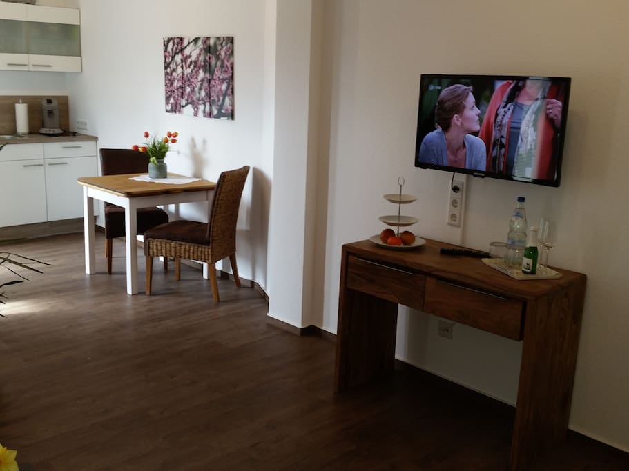 Wohnbereich mit TV