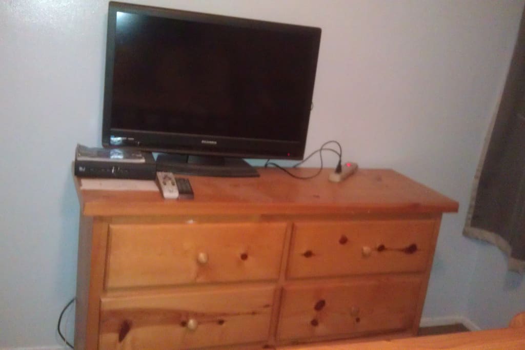 Dresser but there is no TV.