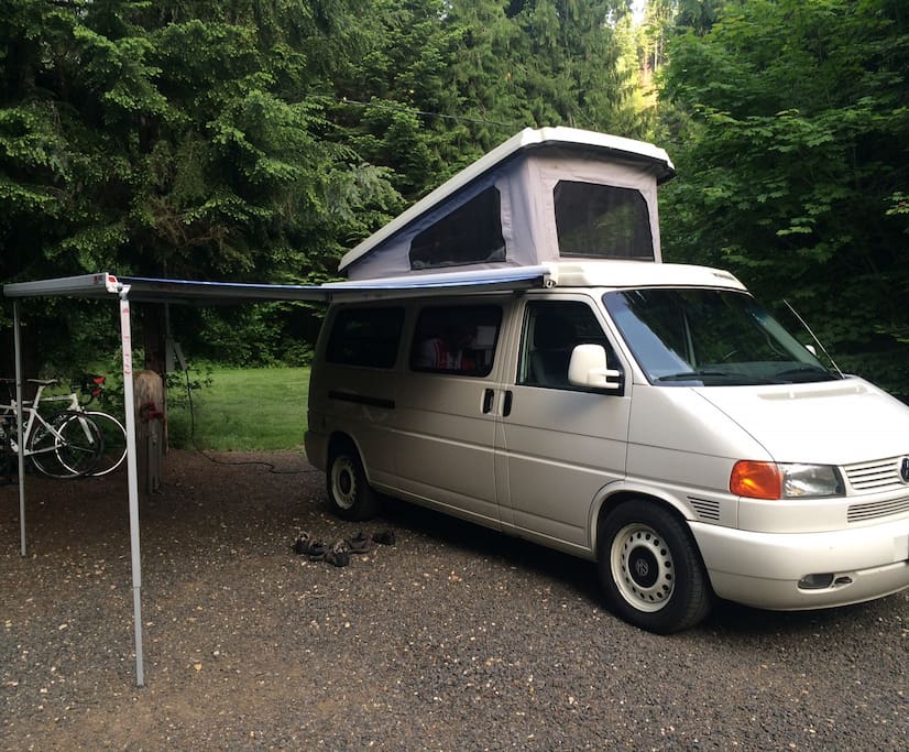 The awning is like having a second room.