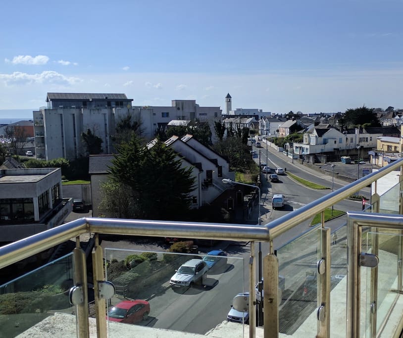 View to right over Salthill village