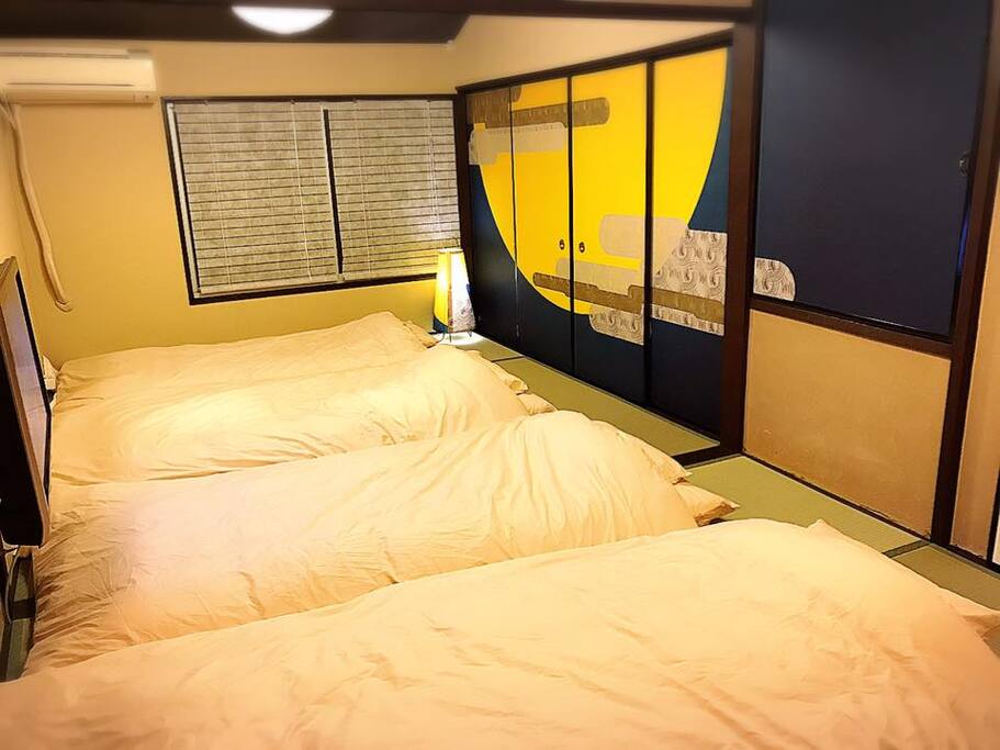 2階 月の間(9畳和室) The 2nd floor Moon’s room (9 mat Japanese-style room) ニ楼月的房间 (九榻榻米日式房间)