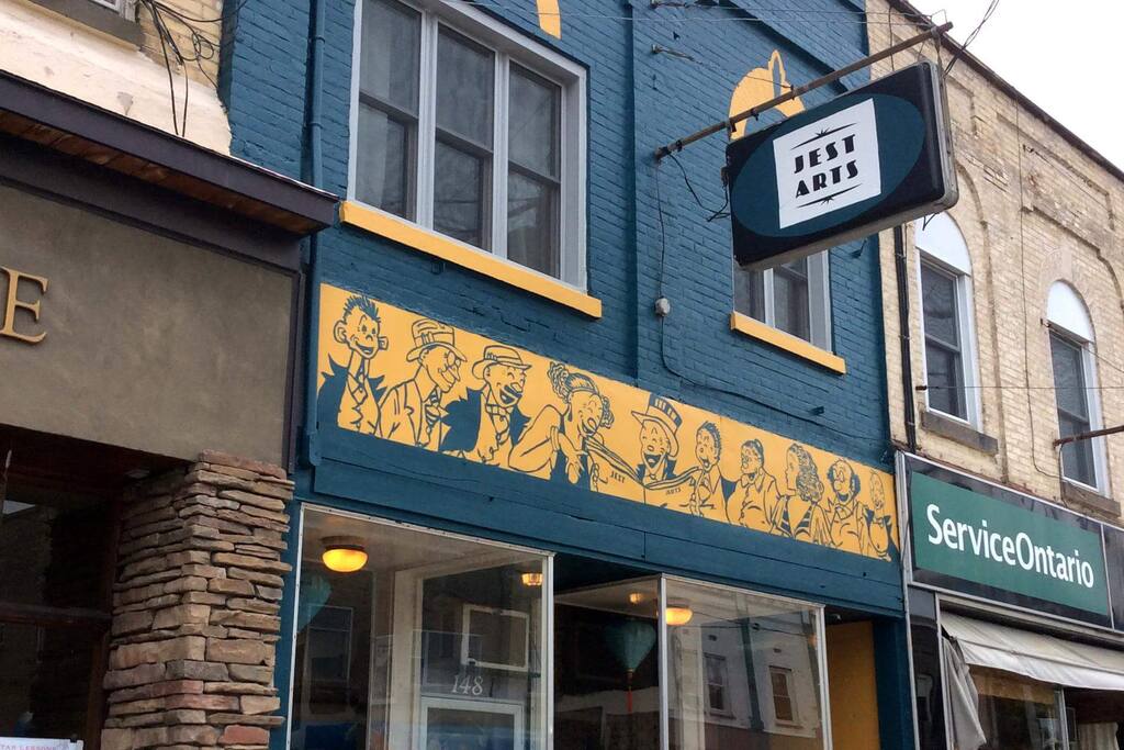 Jest Arts is on the Main Street of Durham in West Grey
