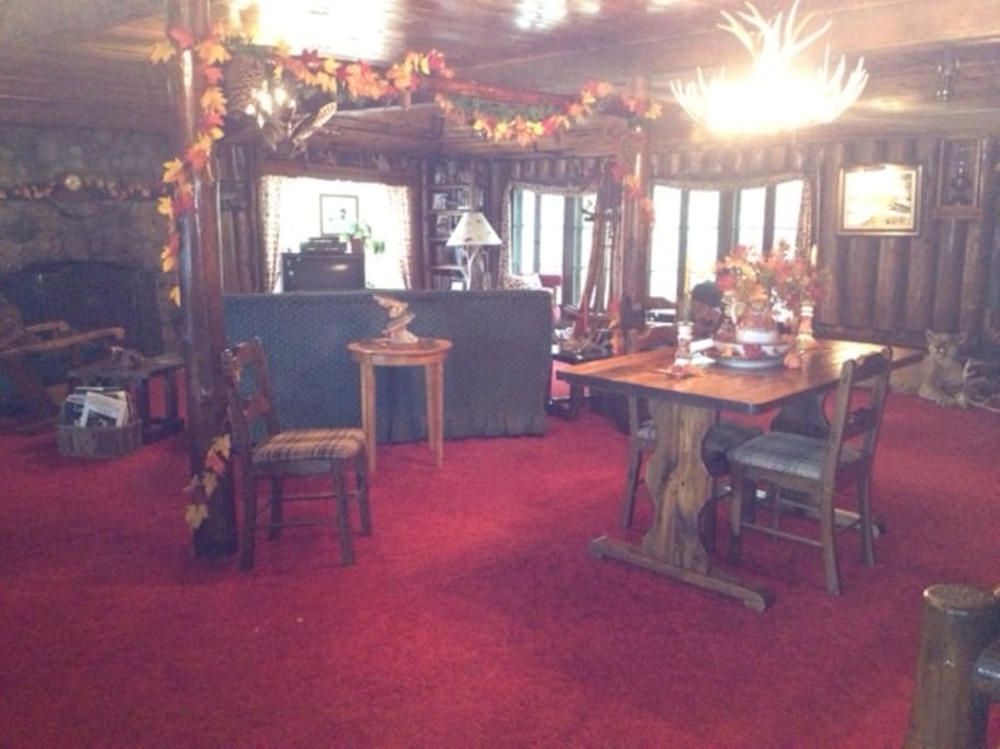 Lodge living room.