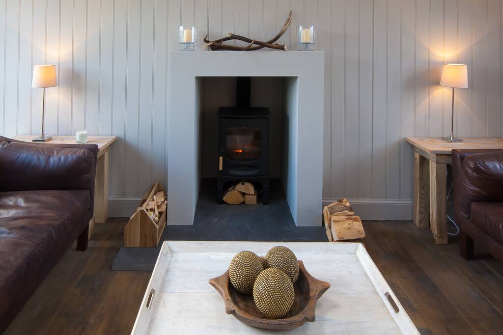 Log burning stove