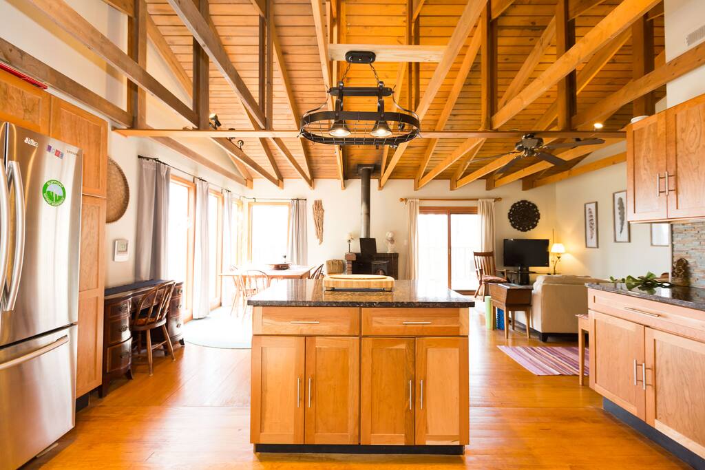 The Island is perfect for entertaining.