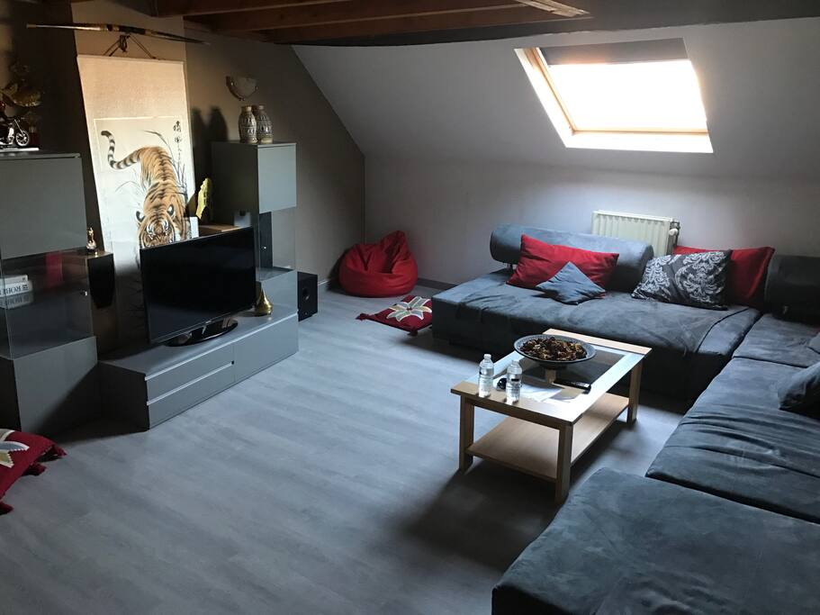 Still the sofa area , cosy