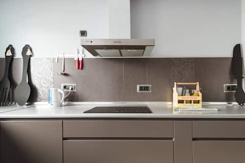 Central and equipped family apartment 3 bedrooms
