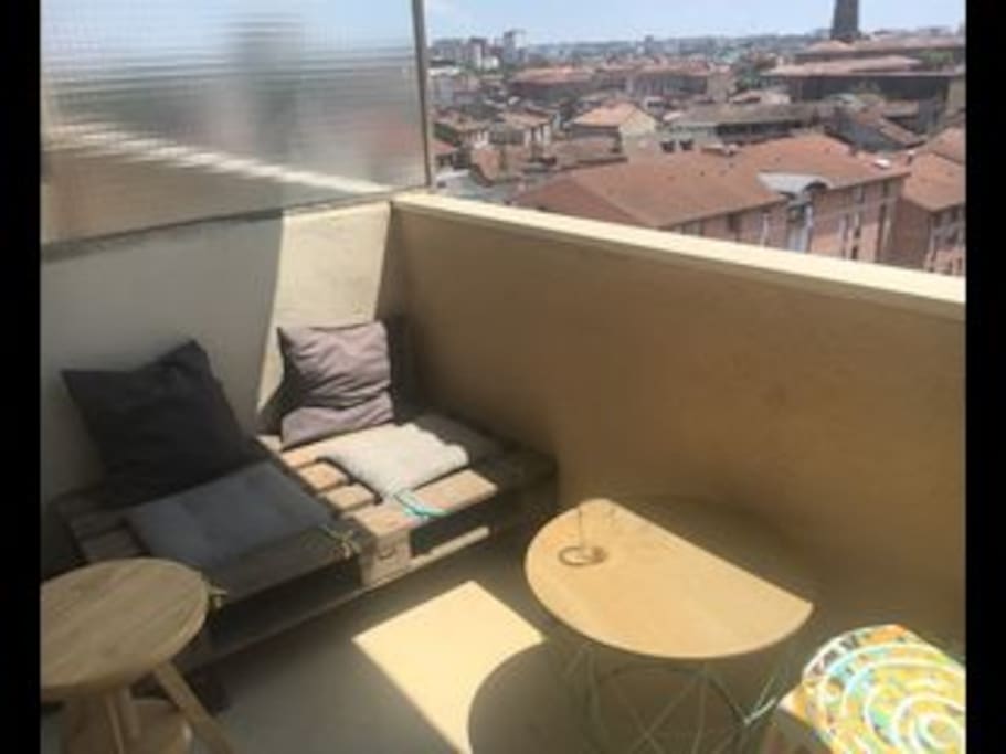 Private balcony accessible only from your room