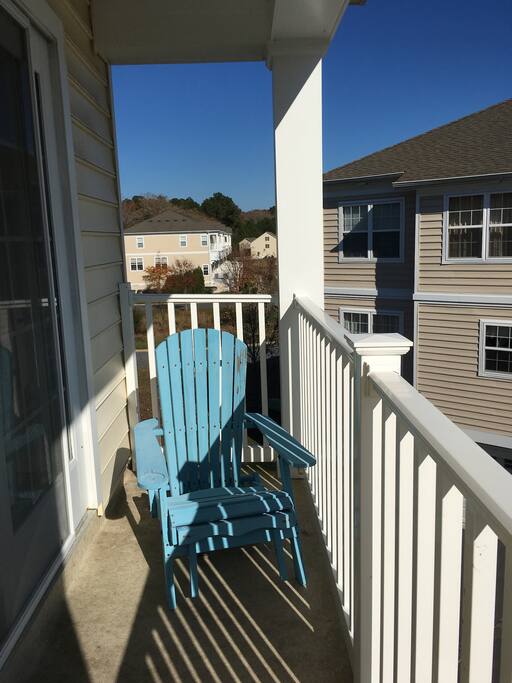 Take a rest on the balcony from the master Bedroom