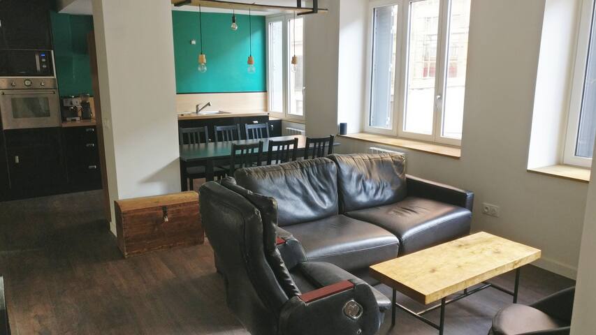 The ground floor from the top of the slopes