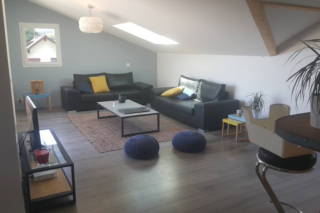 Pièces de vie 46m2