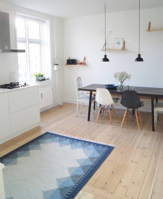 Kitchen with dining area