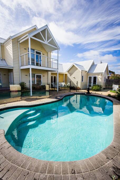 salt chlorinated pool
