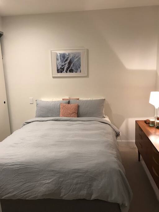 Bedroom with Queen size dream bed