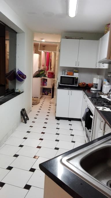 Cocina y lavandería
