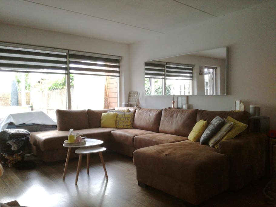 The living downstairs