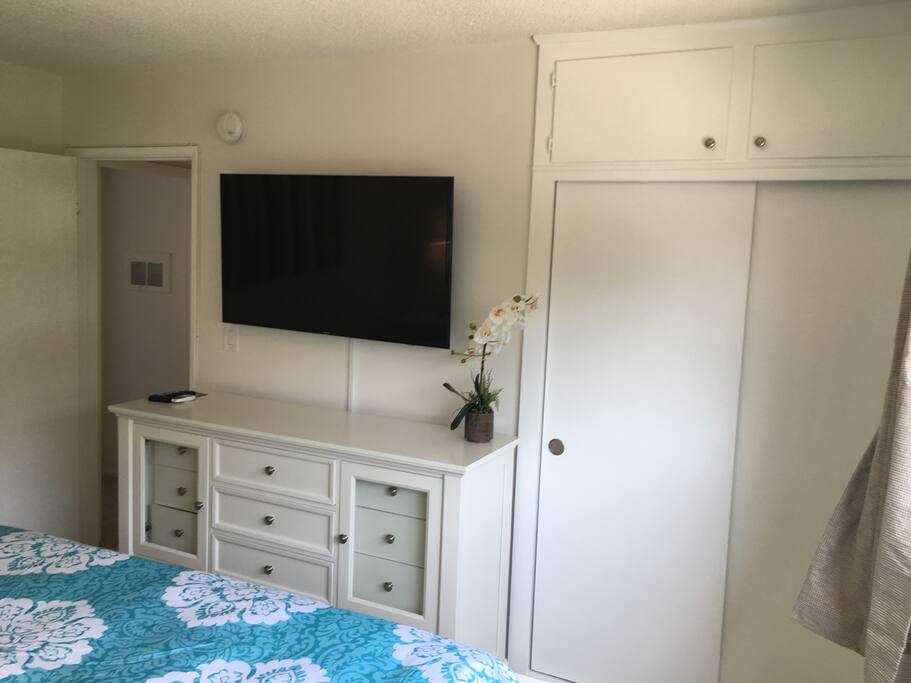 Other Side of Master Bedroom with 50" Samsung Smart TV