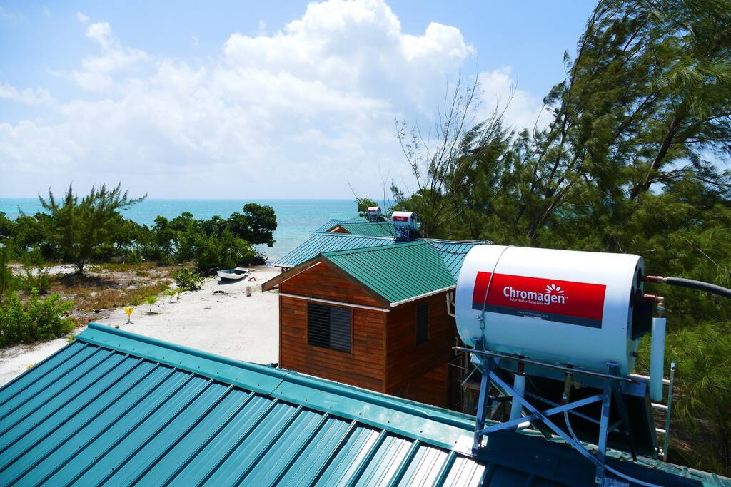 Solar powered water heaters