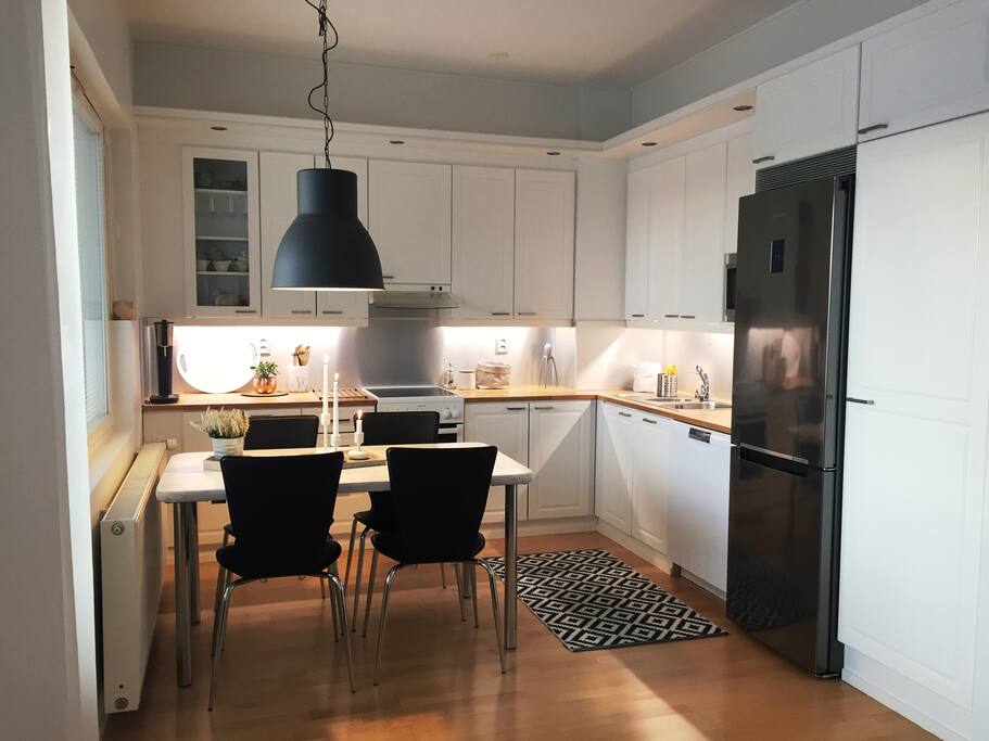 Open concept kitchen