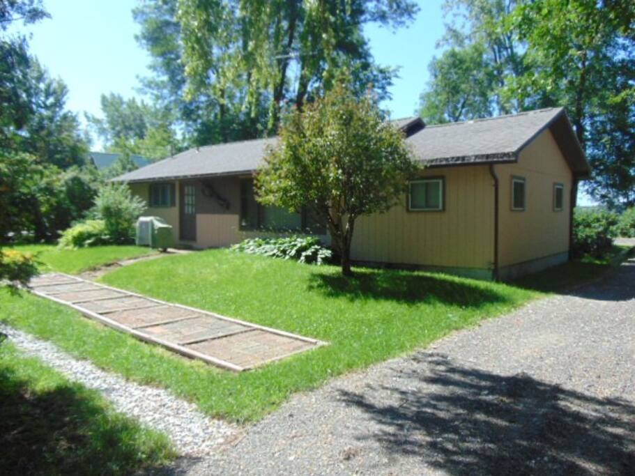 Front of cottage