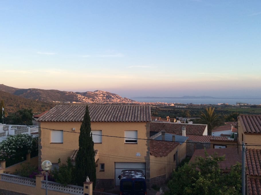 The view at the bay of Roses