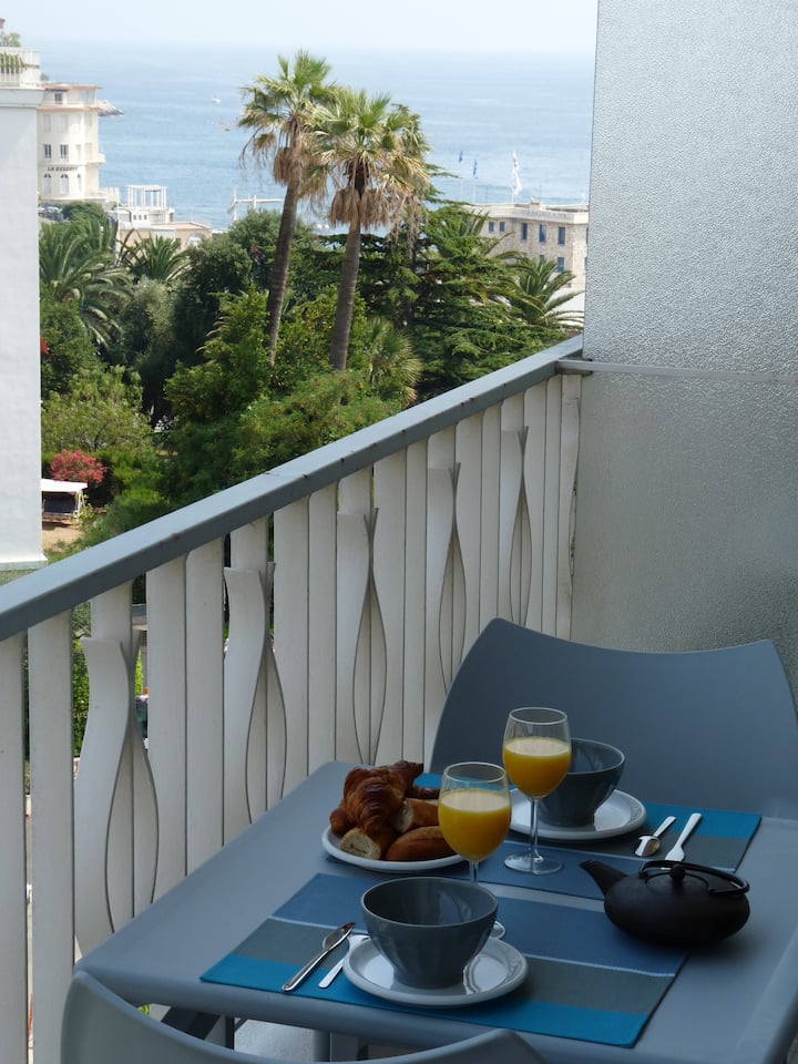 Studio Chic, Vue Mer, à 100m De La Plage - Nice