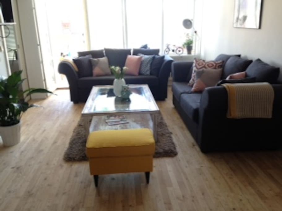 Our living room. Can be shared, but not at all times.