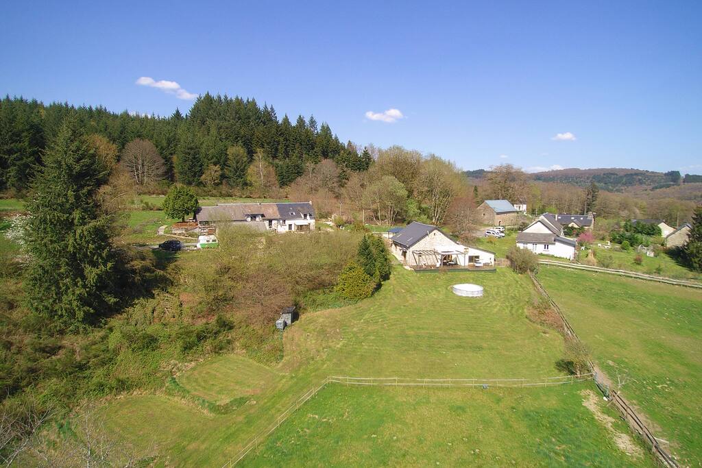 Panoramic of Theil (seven houses)