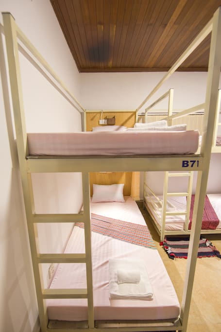 Bunk Beds in Dormitory Room