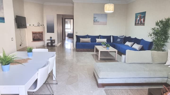 My Cosy Place * Apartment 3 Br*piscine*2 Min Plage - Skhirat