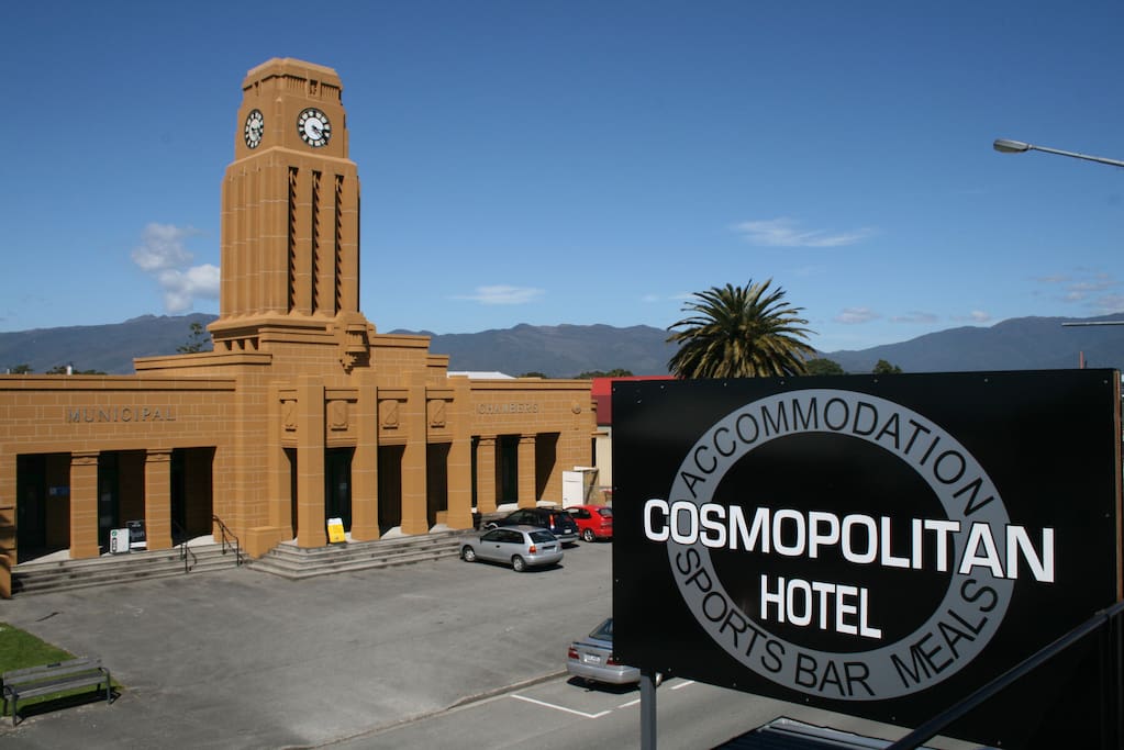 Central location in Westport opposite the iconic Town Clock and Information centre