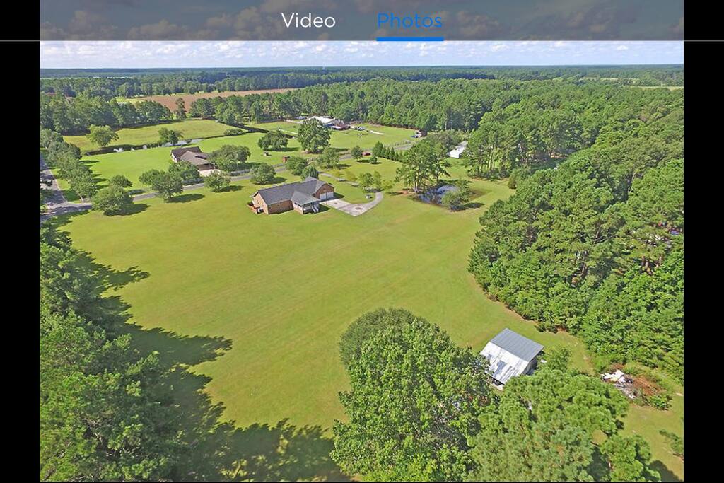 Cleared, spacious property, plenty of privacy offered.