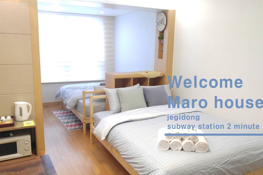 ★Cozy Wide Maro house/Jegi-Dong St. - 동대문구의 아파트에서 살아보기, 서울, 한국