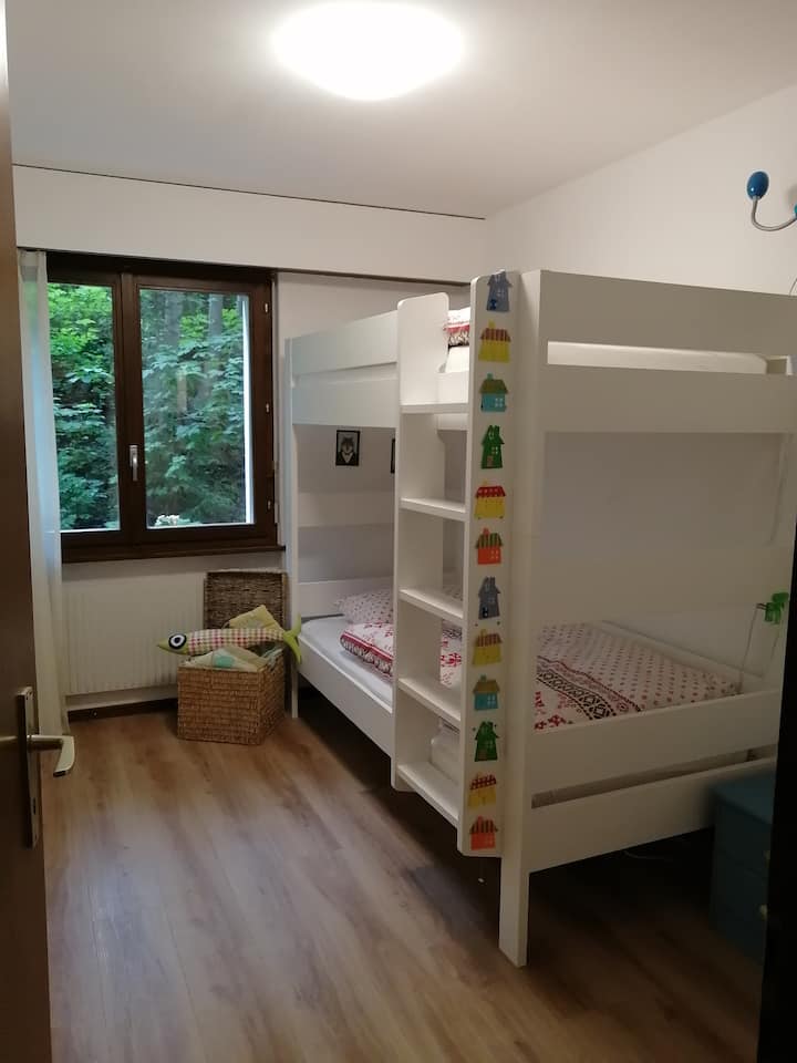 Zimmer mit Etagenbett