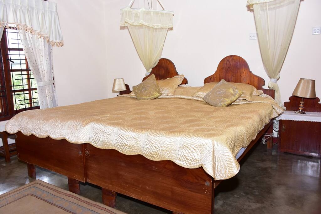 King-sized bed