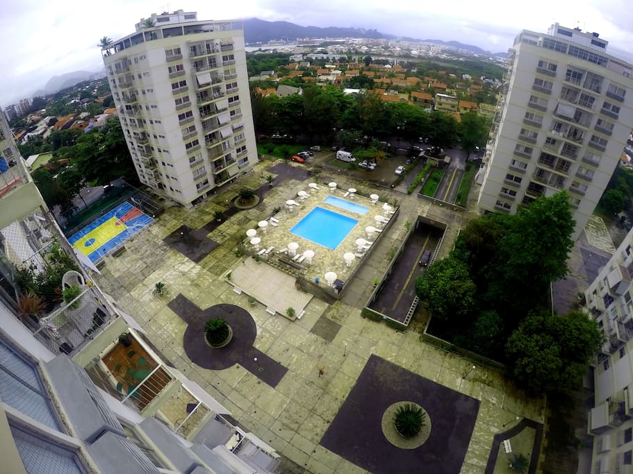 Visão da varanda (condominio).