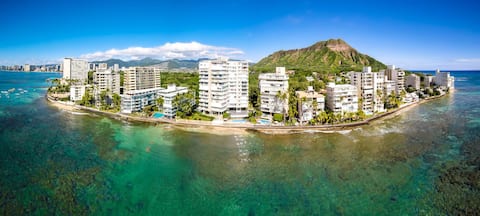 Diamond Head Beach Hotel 1 bdrm+kitchen钻石头海滩酒店一房一厅