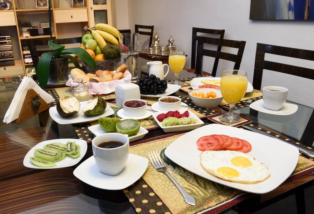 Delicious home made breakfast