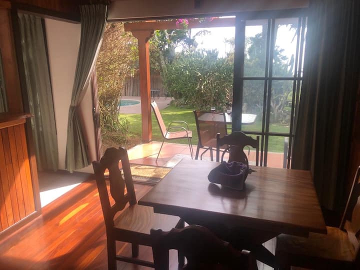 Open towards the garden