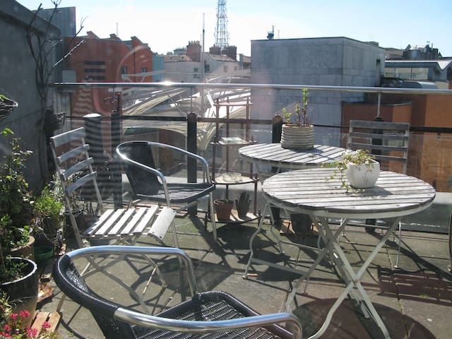 Temple Bar-Old City. Dublin Castle, Roof Terrace