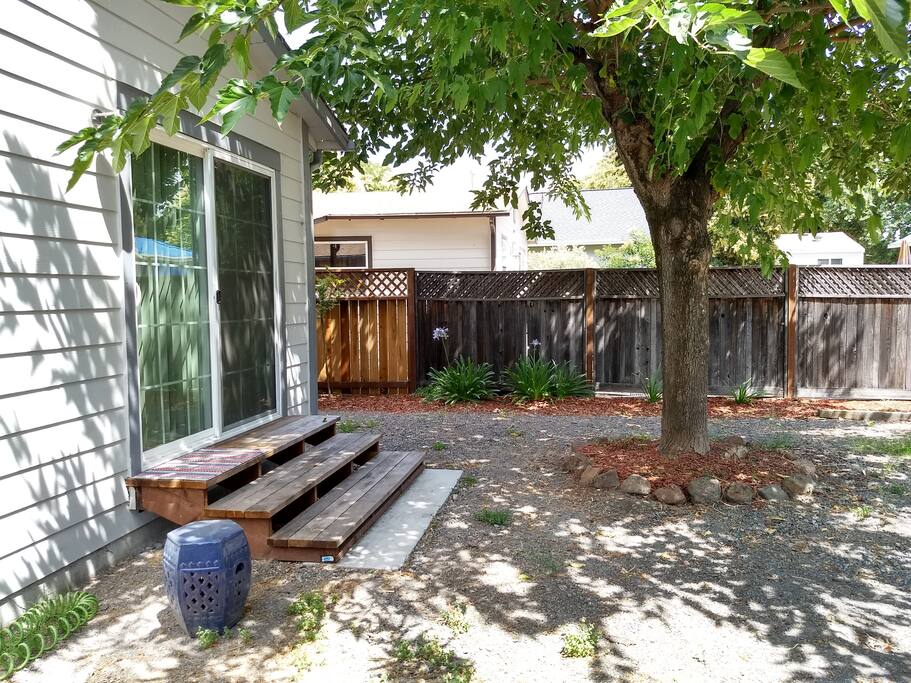 Private back yard