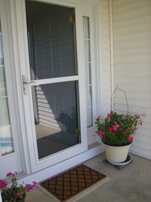 Our front door welcomes you