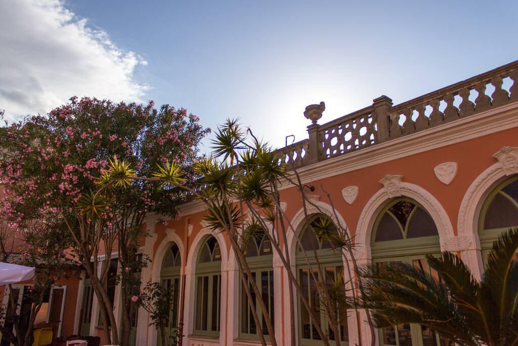 Facciata interna della villa
