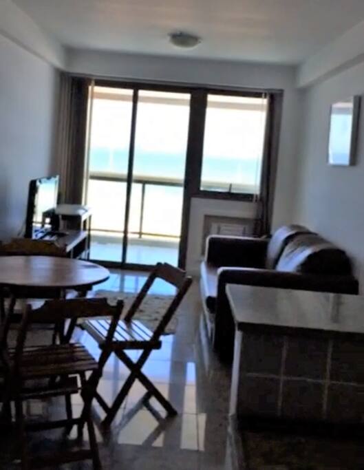 Flat Royal Plaza sala
vista mar