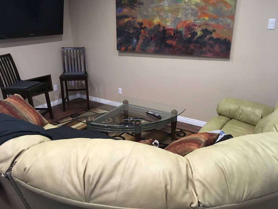 Living Area with Sofa Bed