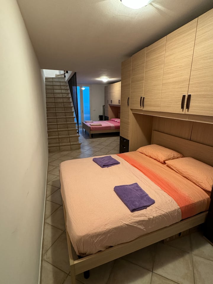 الطابق الأول مع سريرين مزدوجين