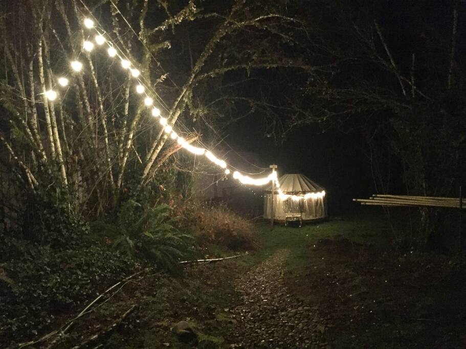 The Infinity Yurt at PuraVida near Hot Springs!