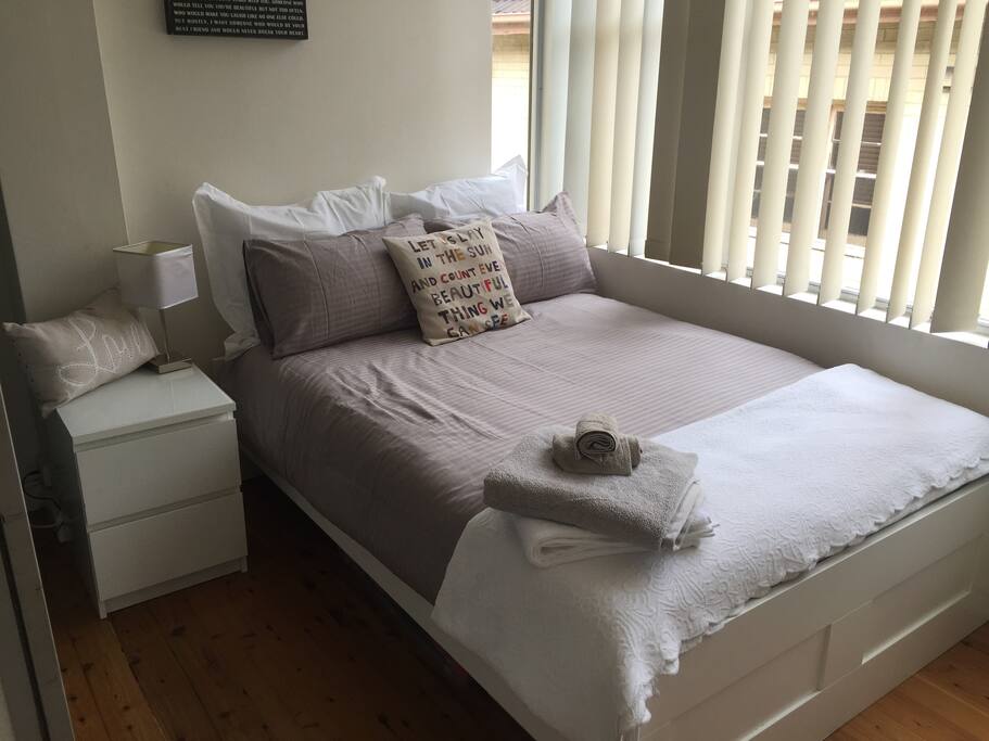 The bedroom available with own bathroom