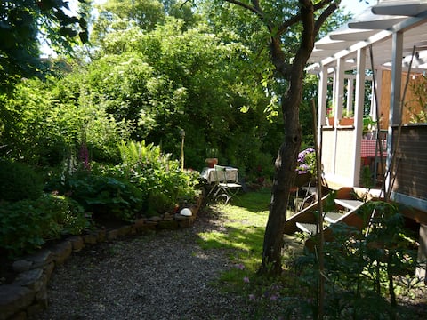 Quiet, 40 sqm apartment in a half-timbered house.